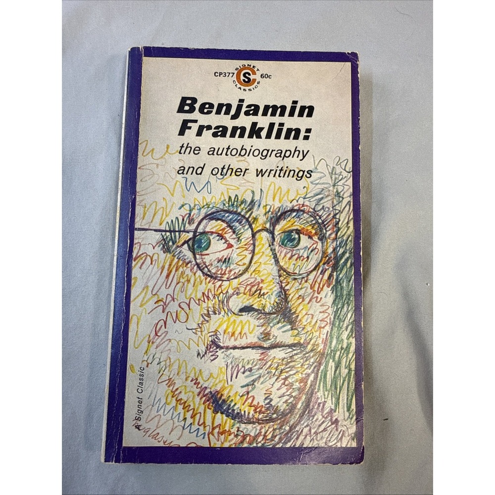 Autobiography of Benjamin Franklin Benjamin Franklin 1961 Vintage Paperback Book